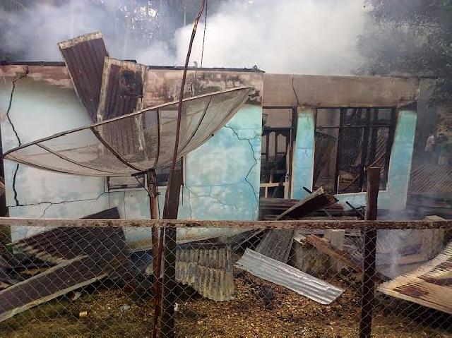 Satu Rumah di Kampung Baru Sentajo Ludes Terbakar