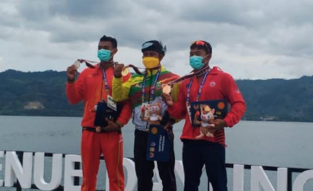 Maizir, Atlet Dayung Kuansing Kembali Sumbang Emas Untuk Kontingen Riau
