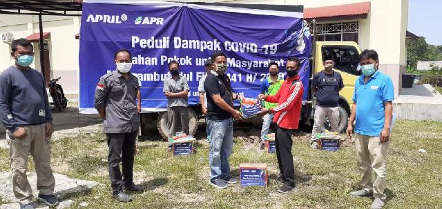 RAPP dan APR Salurkan 2.516 Paket Bahan Pokok di Kuansing  