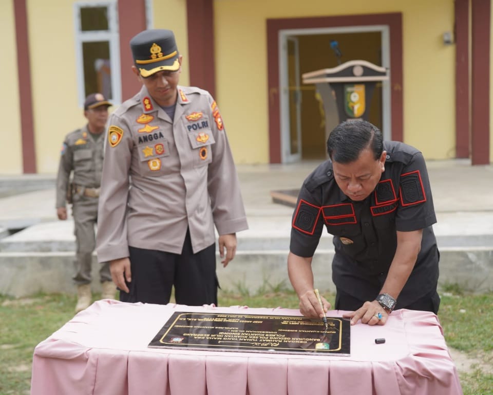 Gedung Polsek Kuantan Hilir Seberang Diresmikan,  Selanjutnya Sentajo Raya dan Gunung Toar