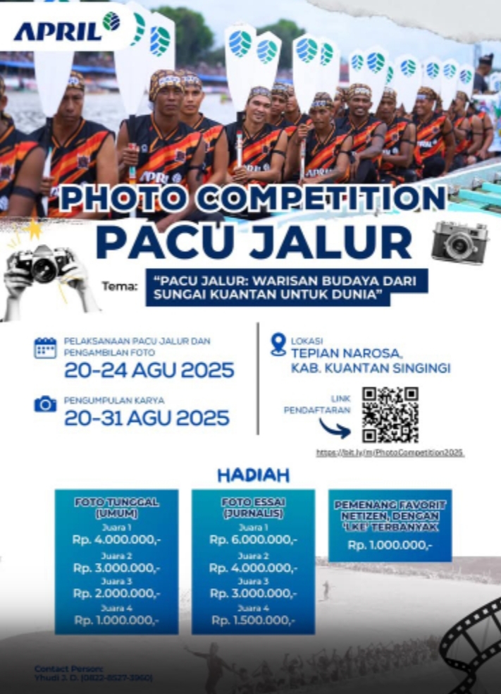 Total Hadiah Rp 25 Juta, RAPP Gelar Lomba Foto Festival Pacu Jalur 2025