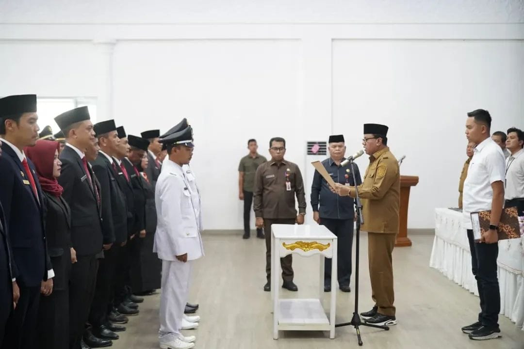 Lantik137 Pejabat, Bupati Minta Bekerja Sungguh-sungguh