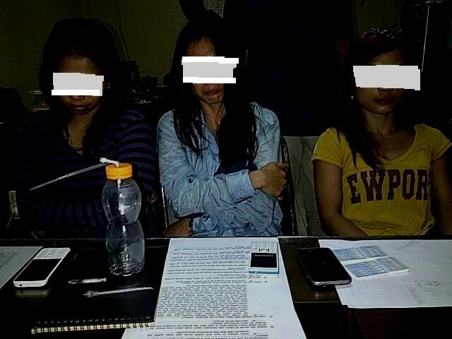 Tiga Perempuan Belia Ditangkap Saat Nyabu di Kuansing