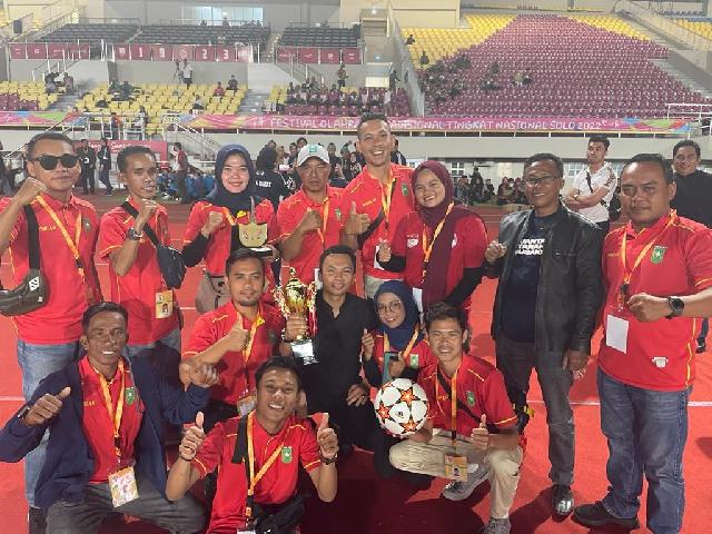 Wakili Riau, Sepak Rago Tinggi Kengerian Kopah Peringkat 8 Festival Olahraga Tradisional 2022