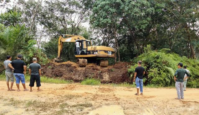 Pasca Amblas, Pembukaan Jalan Alternatif Ke Desa Pulau Kedundung Dimulai