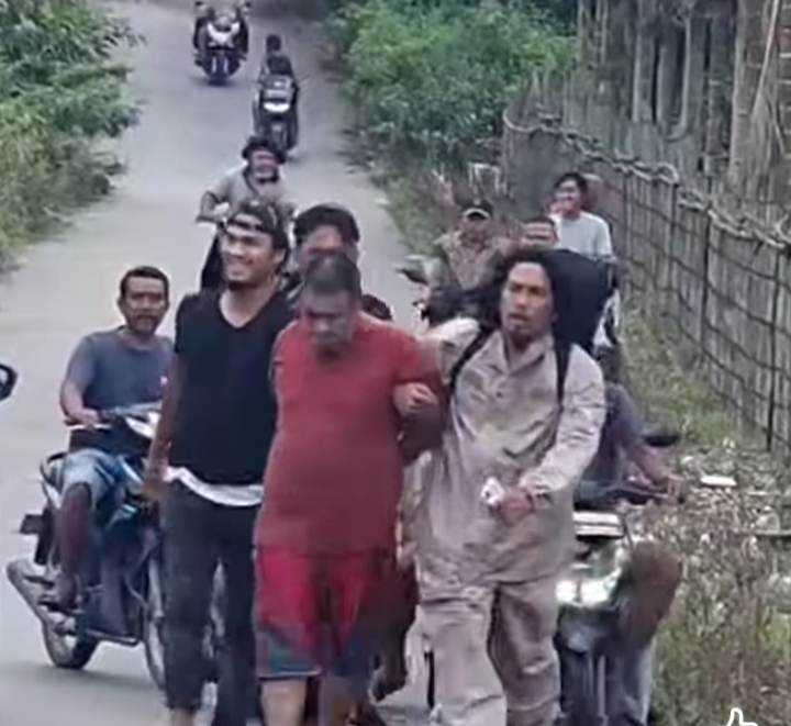 Sembunyi  Dalam Semak, Suami Tersangka Pembunuh Istri Akhirnya Ditangkap di Muara Lembu