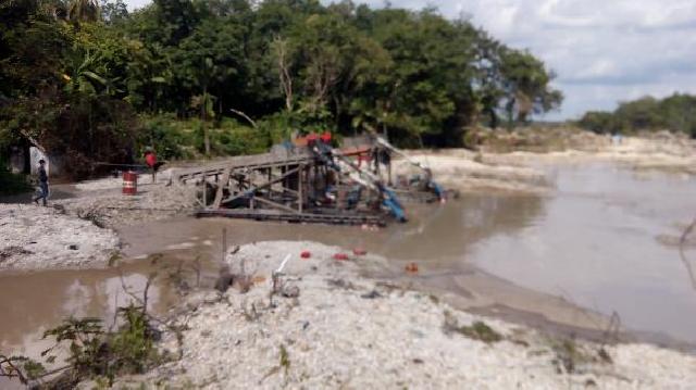 Sungai Kuantan Sempat Jernih Tanpa Aktifitas PETI, Dompeng Harus Ditertibkan