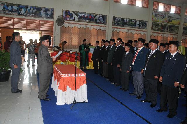 36 Kepala Sekolah di Kuansing Dilantik