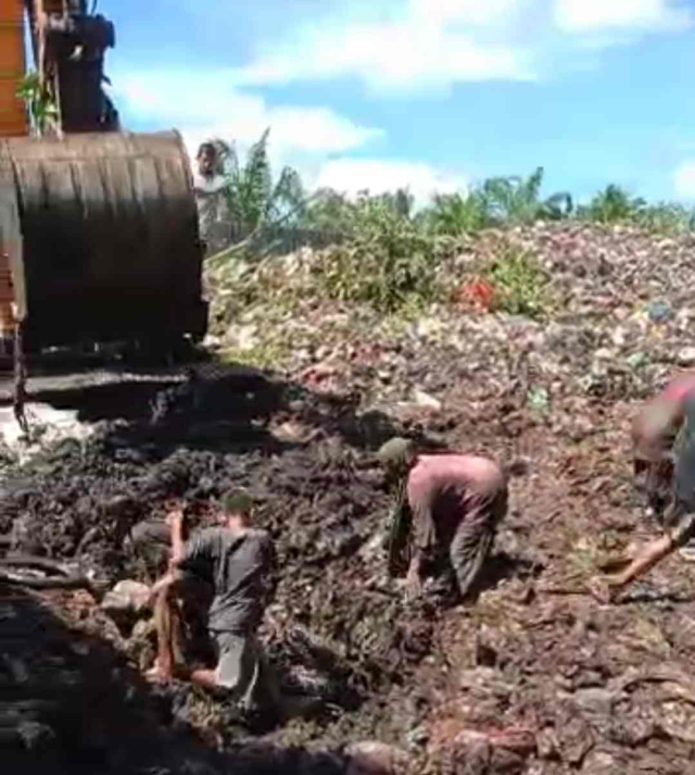 Viral Warga Rebutan Daging di Tumpukan Sampah, Pemkab dan Polres Bengkalis Sidak Pasar