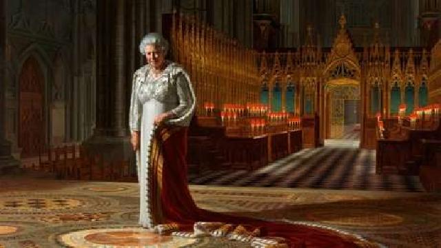 Semprot Lukisan Ratu Inggris, Seorang Pria Ditahan 