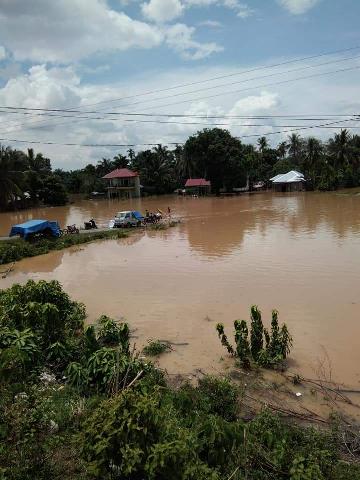 Akibat Banjir, 4.578 Rumah dan 3.418 Ha Sawah di Kuansing Terendam