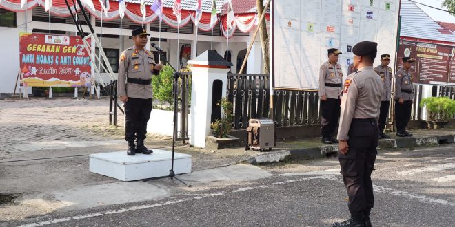 Polres Kuansing Terjunkan 175 Personel Kawal Rapat Pleno di KPU