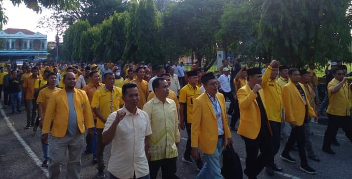 Massa Paling Ramai, Golkar Optimis Tetap Menang Pemilu di Kuansing