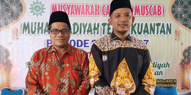 Indra Sukri dan M Rizki Lazuardi Pimpin PC Muhammadiyah Teluk Kuantan