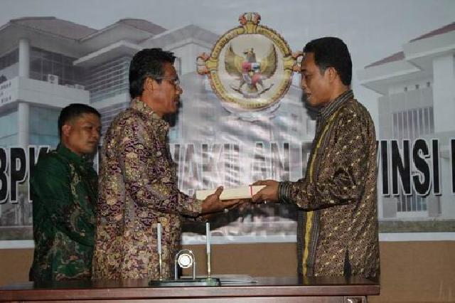 Berhasil Pertahankan WTP, BPK Berharap Kuansing Jadi Percontohan di Riau dan Nasional
