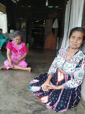 Bantuan Pemerintah Terhenti , Hidup Dua Wanita Buta Di Simandolak Dirundung Cemas