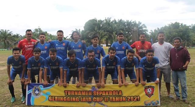 Turnamen Sepakbola Geringging Jaya Cup II Diikuti 58 Klub Dari Kuansing-Inhu