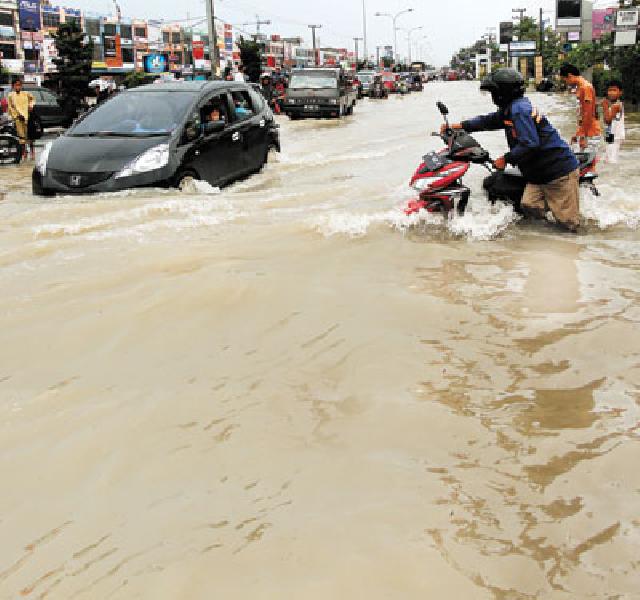 Akibat Banjir, Pekanbaru Nyaris Tenggelam