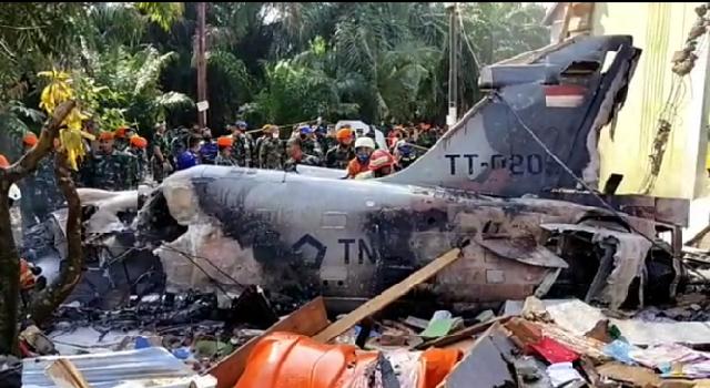 Pesawat Jatuh di Kubang, TNI AU Pastikan Tidak Ada Korban Jiwa 