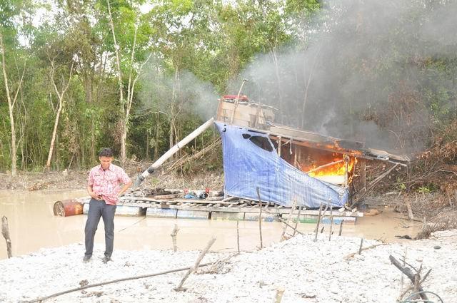 Razia Lagi, 9 Mesin PETI  Dibakar di Kopah 