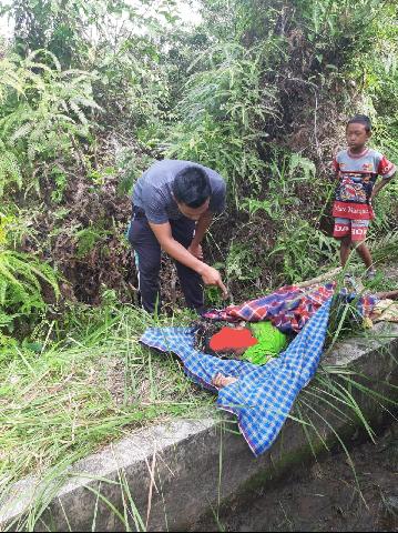 Mayat Wanita Ditemukan Diareal Danau Rawang  Udang ,  Diduga Akibat Kekerasan dan Sajam