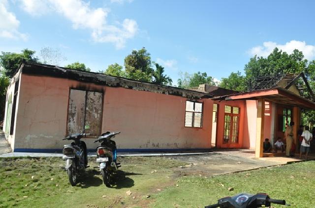 Akibat Arus Pendek, Dalam Sehari Dua Rumah Warga Kuansing Ludes Terbakar 