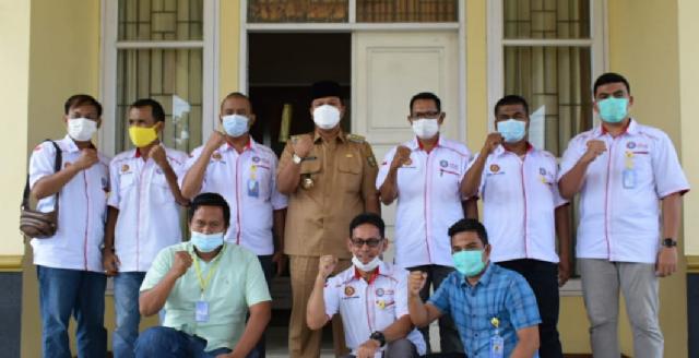 Bupati Minta SPSI NIBA Kuansing Terus Perjuangkan Kesejahteraan Buruh