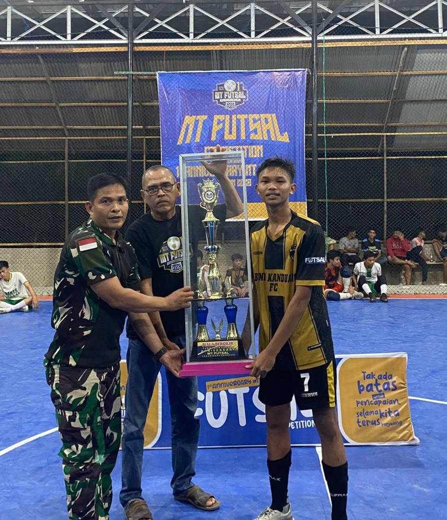 Tampil Gemilang, Tim Bundo Kandung FC Juara MT Futsal Turnamen