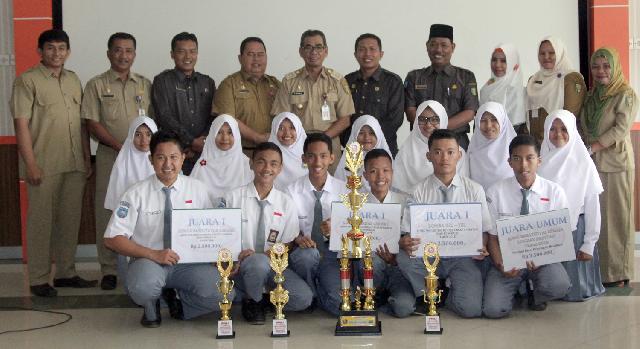 Kuansing Juara Umum Ajang Prestasi Remaja 2016 Tingkat Provinsi Riau