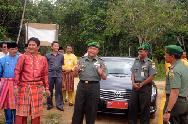 Pemkab Kuansing akan Hibahkan Lahan Markas Kodim Kuansing 2 Hektar