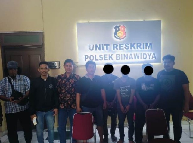 Sopir Bus ALS Dan Dua Rekannya Diamankan Satreskrim Polres Kuansing. Ini Penyebabnya