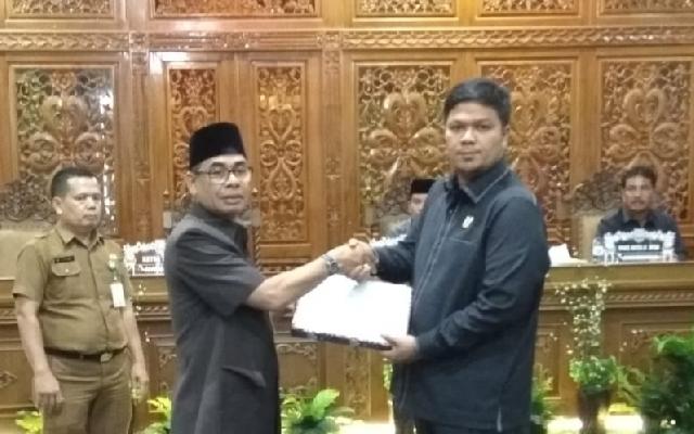 Bupati Mursini Sampaikan LKPJ 2018 ke DPRD Kuansing