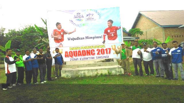 25 Tim Sepakbaola Dari Tiga Kabupaten Berlaga Diajang AQUADNC 2016 di Tanjung Pauh