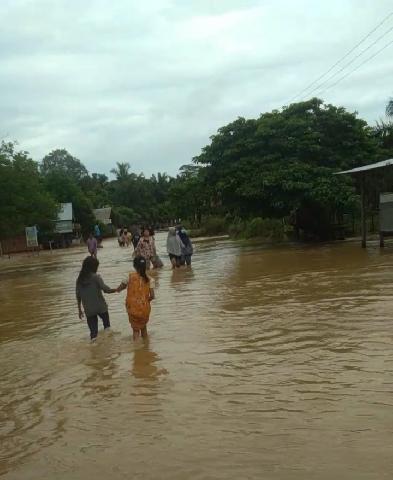 Curah Hujan Tinggi, Ratusan Rumah di Empat Kecamatan Terendam 