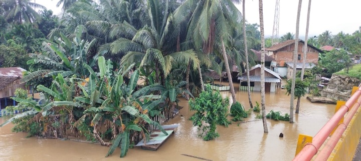 184 Rumah di Kecamatan Kuantan Mudik Terendam Banjir
