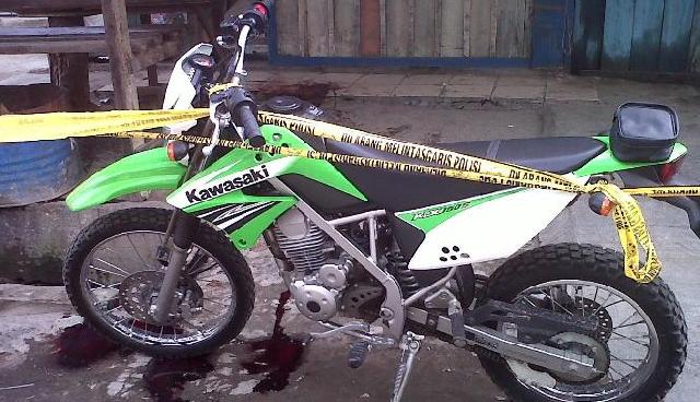 Sepeda Motor Tito Kei Tertinggal di Lokasi Penembakan