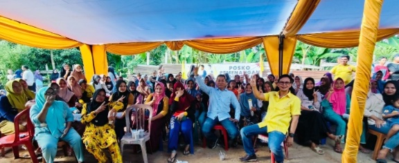 Didukung Simpatisan Golkar, Jons Ade Nopendra Optimis Terpilih Menjadi Anggota  DPRD Riau