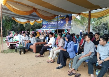 Reses di Desa Sungai Rambai LTD, Mardianto Manan Dianggap Pulang Kampung