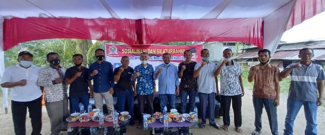 Warga Beringin Taluk dan Pulau Bayur Titip Aspirasi Pada Mardianto Manan 