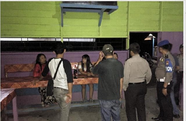 Disaat MTQ Cafe Remang-remang Tetap Buka di Singingi, Akhirnya Ditertibkan Polisi