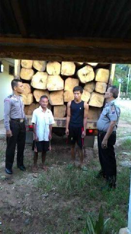 Dilimpahkan Polres, Pelaku Illegal Logging di Kuantan Mudik Bakal Dituntut Jaksa