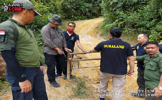 Razia Diduga Bocor, Tim Gakkum LHK Riau Tak Temukan Pelaku Perambah Hutan