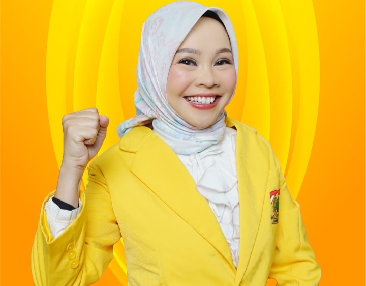 Maju Pileg¸ Dian Permata Sari Pegiat Pramuka dan Pengusaha Ini Nyaleg dari Partai Golkar